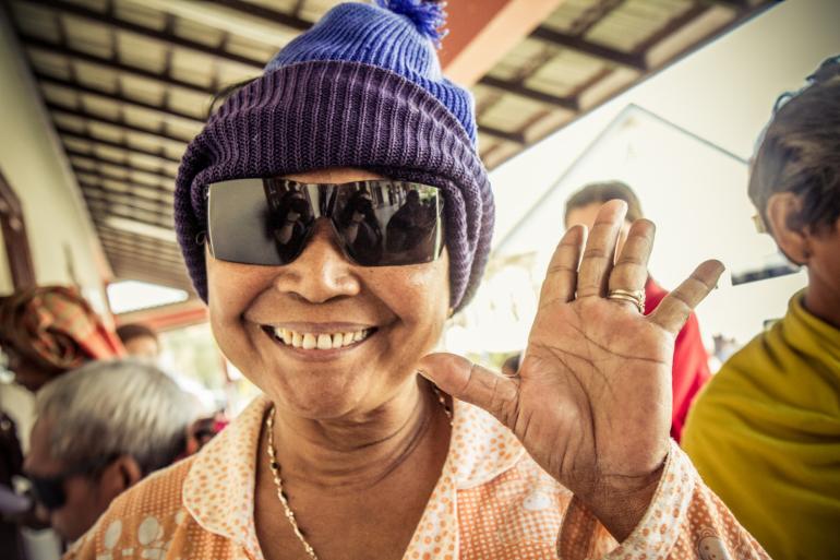 Cambodia Sunglasses Lady