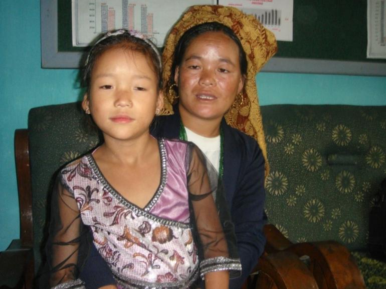 Lagima Limbu before glasses - Nepali girl