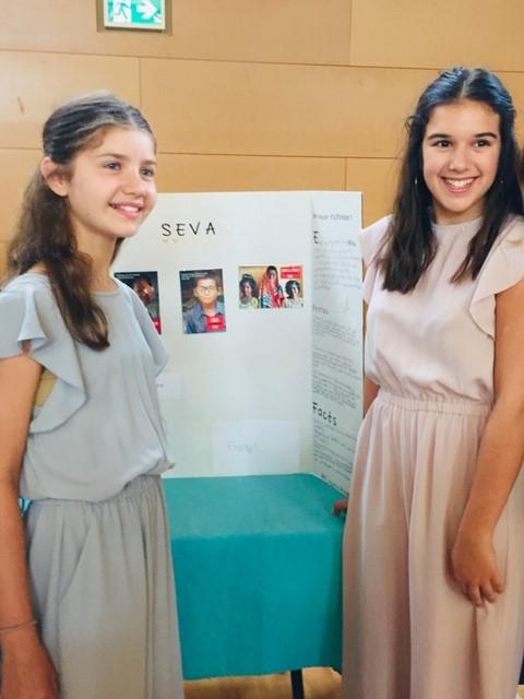 Yael and Aliya Inspiring Seva Donors