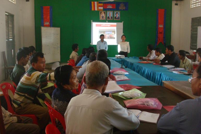 Eye Health Awareness Session at Thmar Kol Battambang 