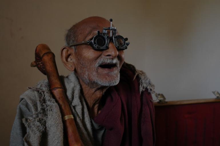 Male Indian Glasses Patient by Brian Harris