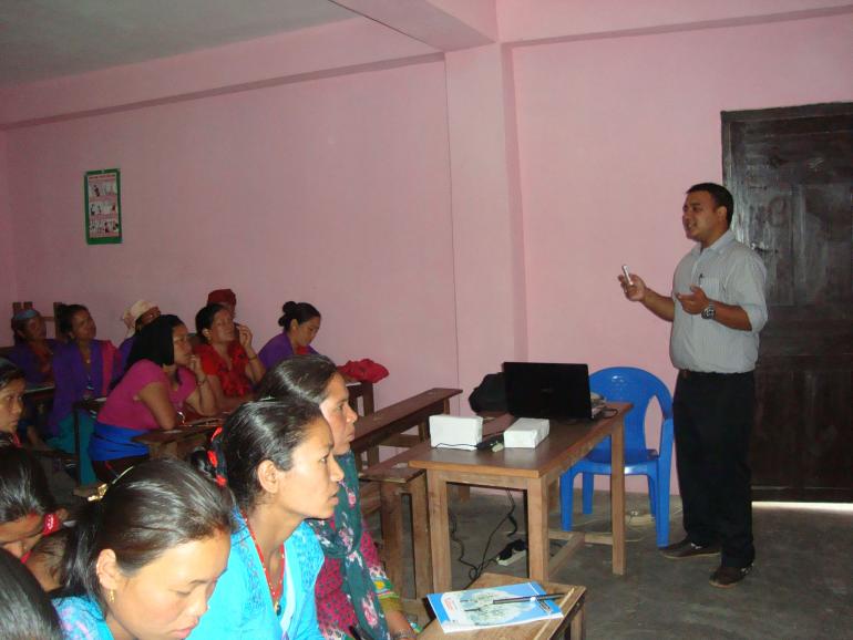 Mr. Susan Nakarmi Nepal Ophthalmic Assistant training Eye Health Volunteers
