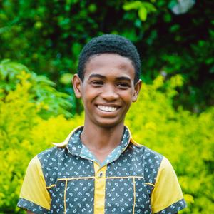 15-year-old smiling Jaonah