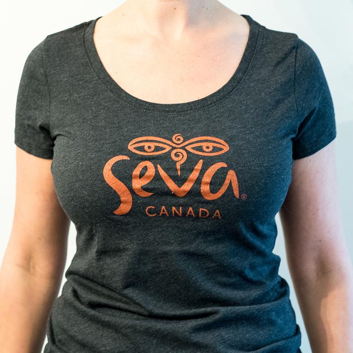 Seva Women's T-Shirt Charcoal
