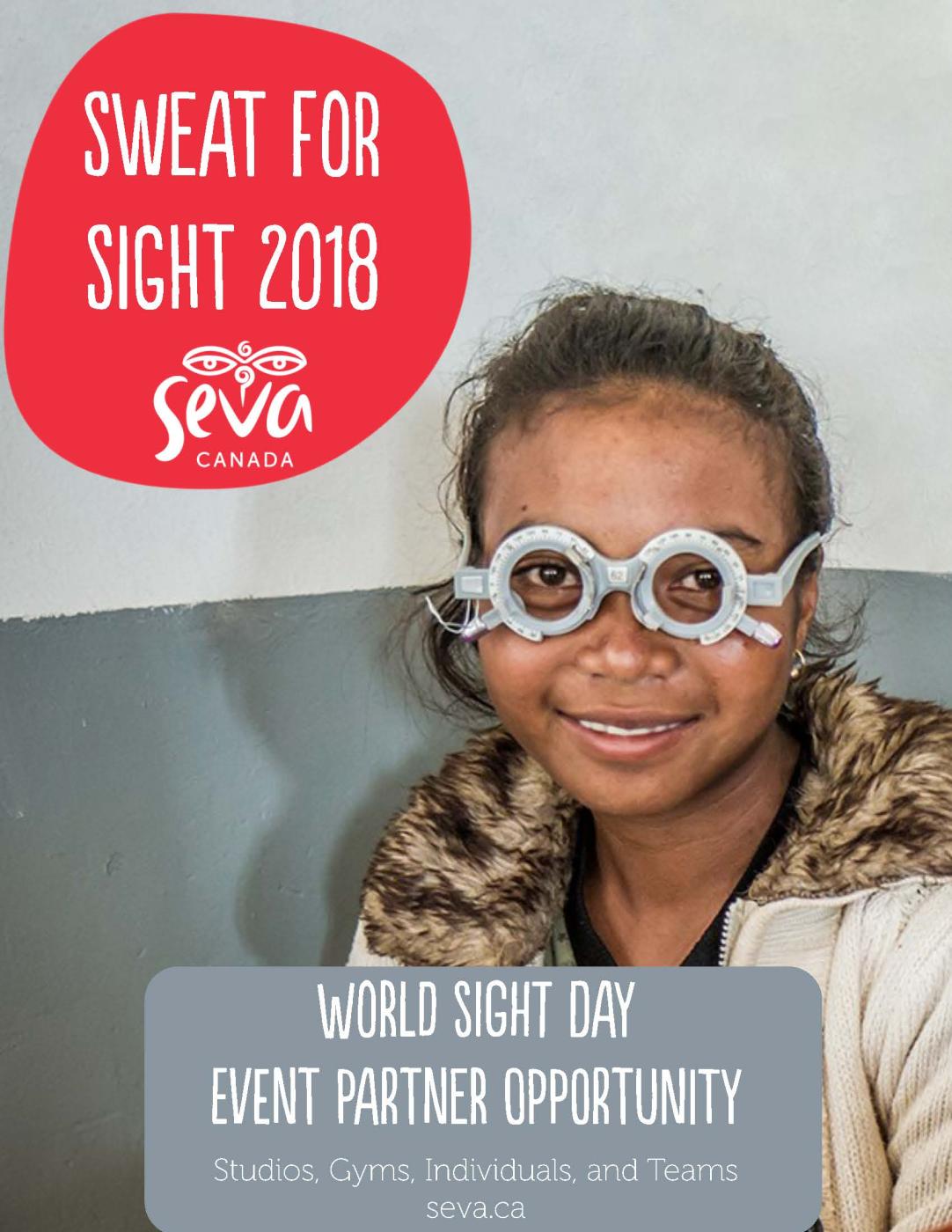 2018 Sweat for Sight Information Package Cover Image