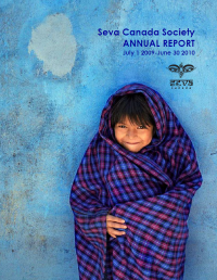 2009-2010 Seva Canada Annual Report Cover