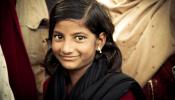 Nepali girl smiling