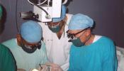 John Pratt-Johnson teaching and assisting in surgery in Lumbini