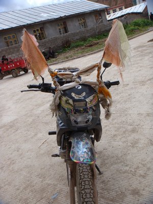 Dr. Sonam Dradup motorcycle